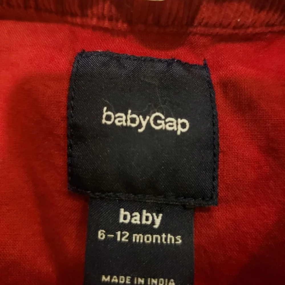 Crimson Red Baby GAP Infant dress Size 6-12 month
